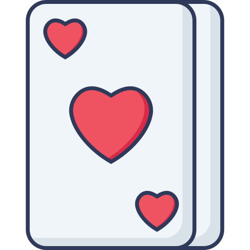 Heart Card Dinosoft Lineal Color Icon 7549