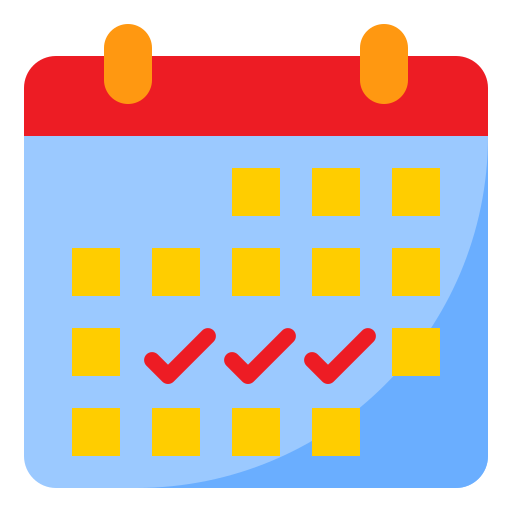 Calendar srip Flat icon