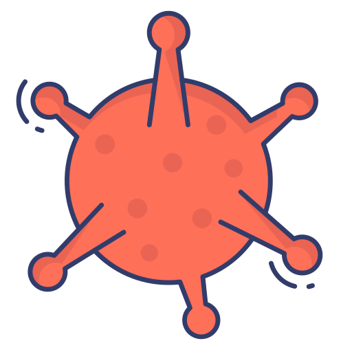 Bacteria free icon Bacteria free icon