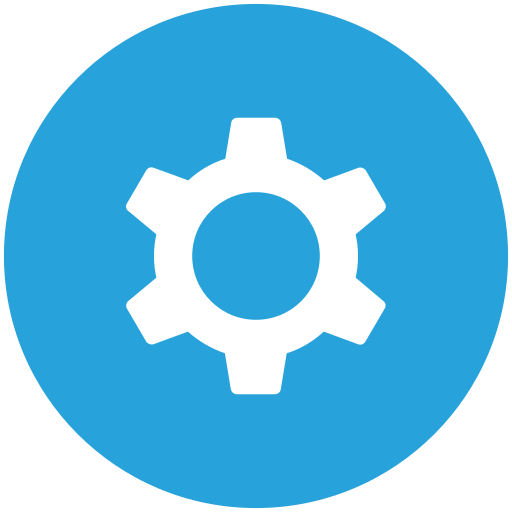 Gear Vector Stall Flat icon