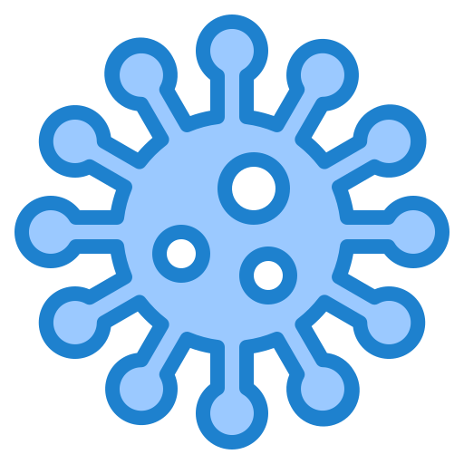 Virus srip Blue icon