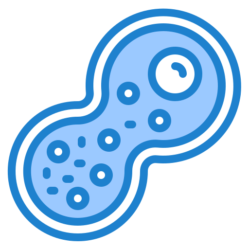 Bacteria free icon