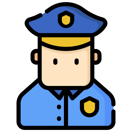 policía icono gratis