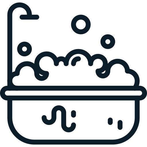 목욕통 무료 아이콘