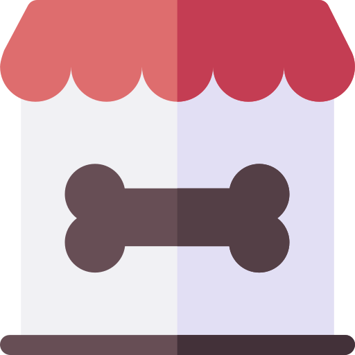 la tienda de animales icono gratis