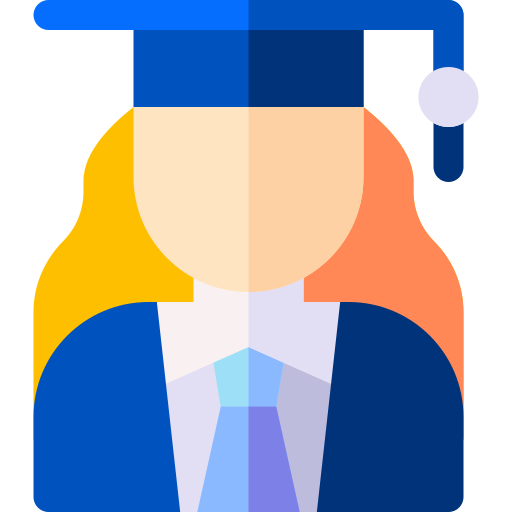 graduado grátis ícone