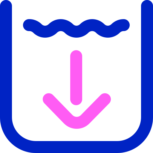 profundidade da piscina grátis ícone profundidade da piscina grátis ícone