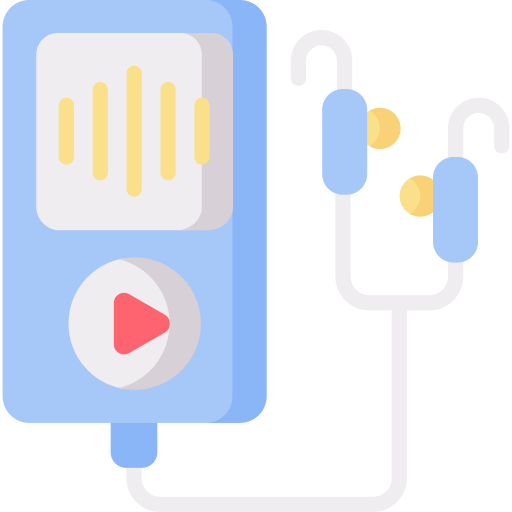 lecteur de musique Icône gratuit