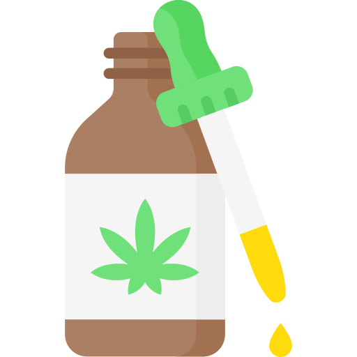 Óleo de cannabis grátis ícone Óleo de cannabis grátis ícone