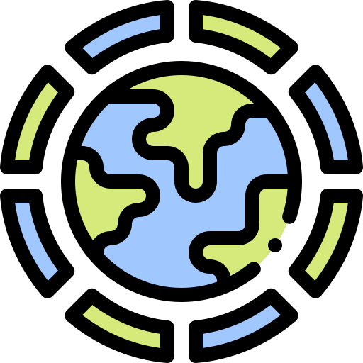 en todo el mundo icono gratis