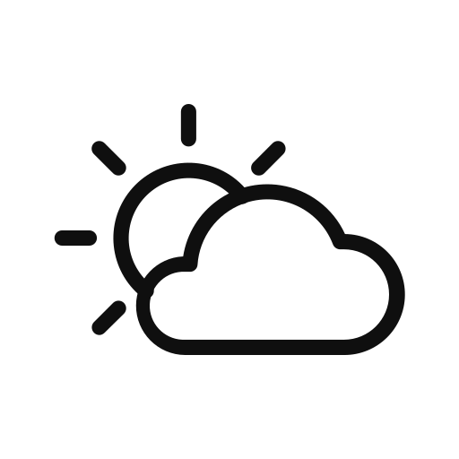 Cloudy Generic Detailed Outline Icon