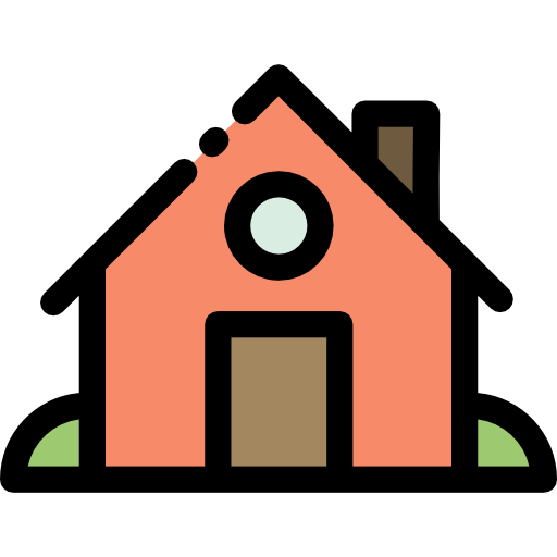 Real estate Detailed Rounded Lineal color icon