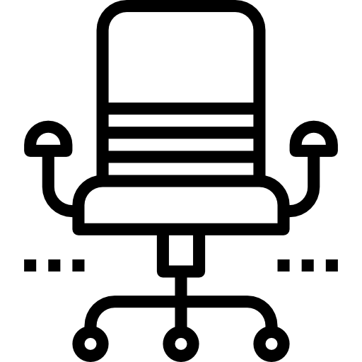 Desk chair - Free buildings icons