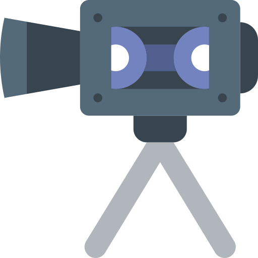 camara de video icono gratis