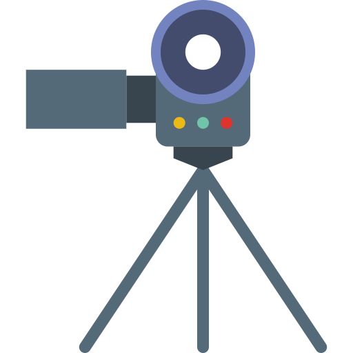 camara de video icono gratis