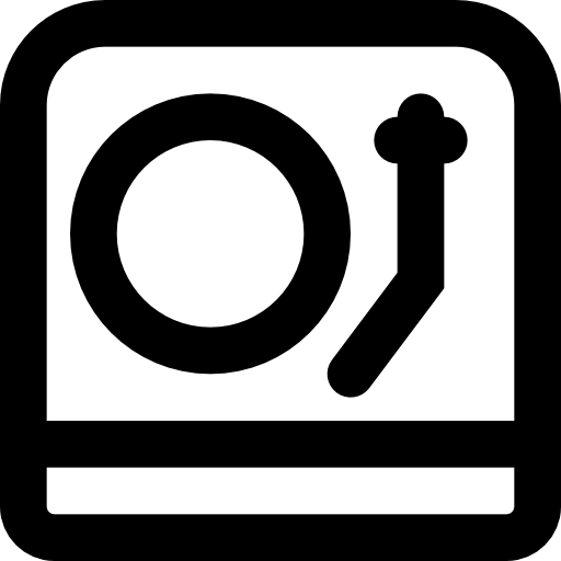 Turntable free icon Turntable free icon