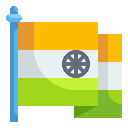 bandera india icono gratis