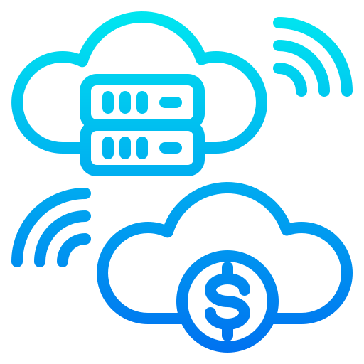 servidor en la nube icono gratis