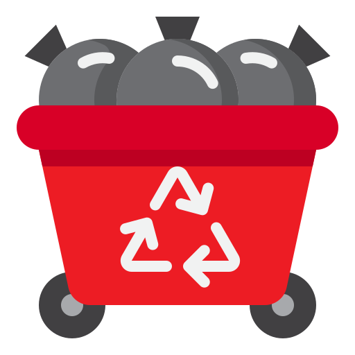 contenedor de basura icono gratis