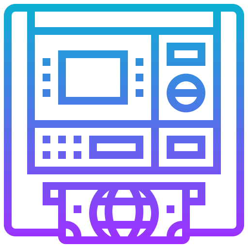 cajero automático icono gratis