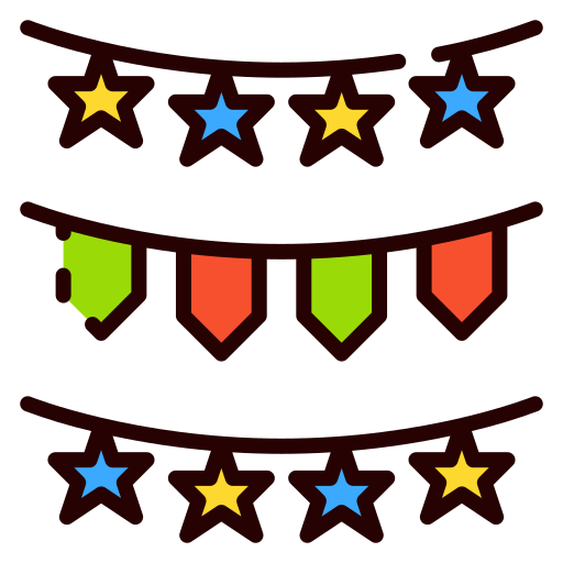 Гирлянда бесплатно иконка