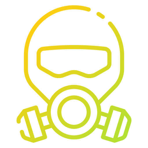 Gas Mask Good Ware Gradient Icon