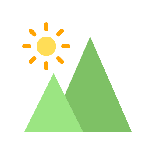 Mountains - free icon