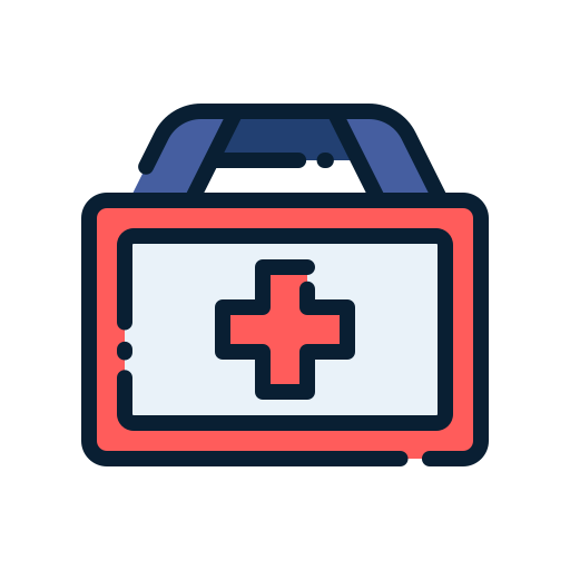 First Aid Kit Good Ware Lineal Color Icon