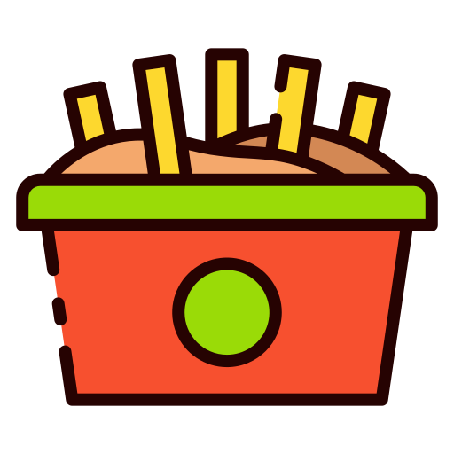 Poutine Good Ware Lineal Color icon