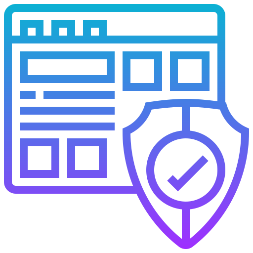 protección de datos icono gratis