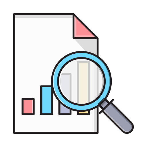 Report Vector Stall Lineal Color icon