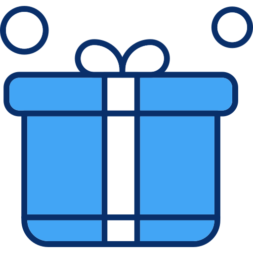 caja de regalo icono gratis