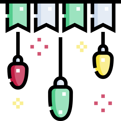 Гирлянда бесплатно иконка