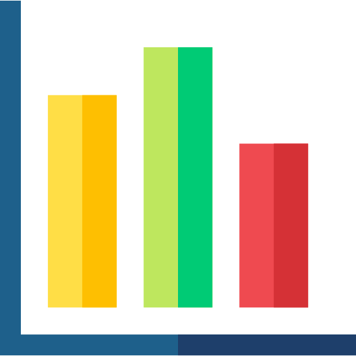 gráfico de barras icono gratis