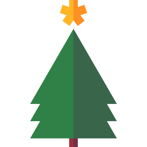 árbol de navidad icono gratis