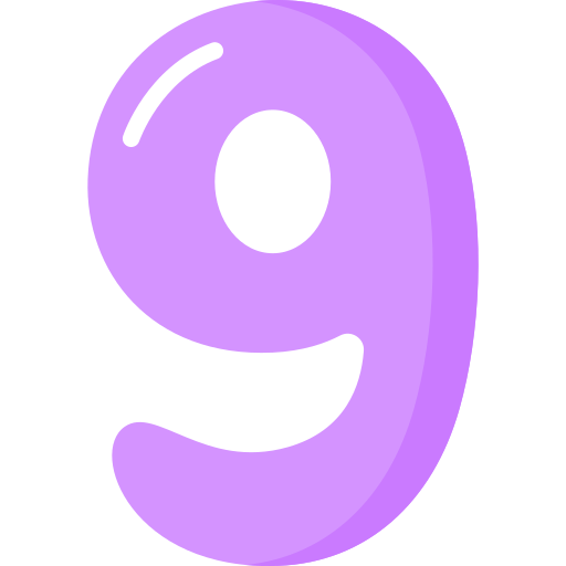 Nine free icon
