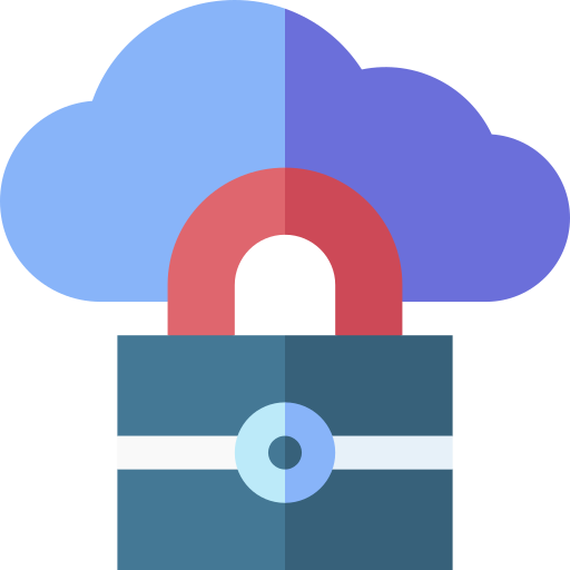 seguridad de datos icono gratis