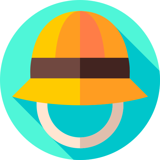 sombrero de explorador icono gratis