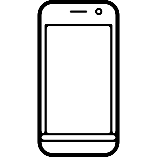 File Linecons Smartphone Outline Svg Wikimedia Common