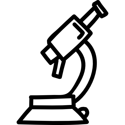 Esquema de herramienta dibujado a mano de microscopio - Iconos gratis de  herramientas y utensilios