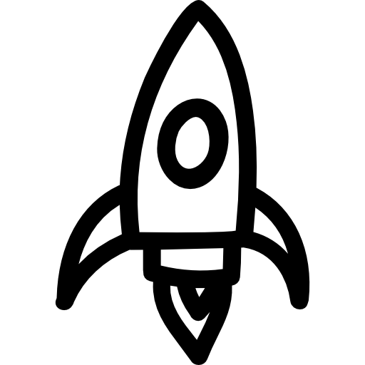 Rocket Hand Drawn Outline - Free Transport Icons