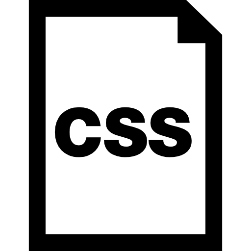 Css document interface symbol icon