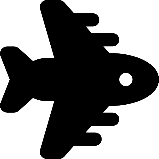 avión icono gratis