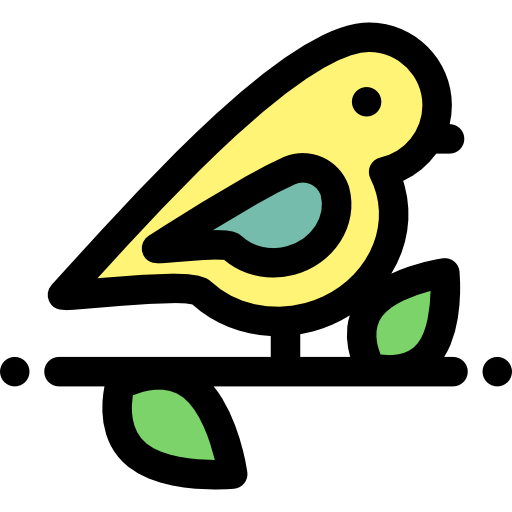 pájaro icono gratis