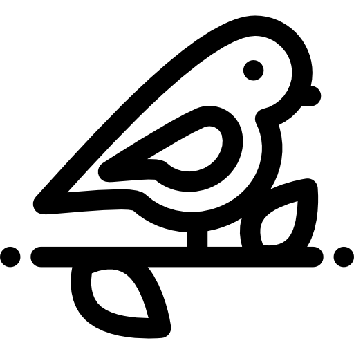 pájaro icono gratis