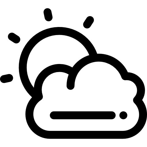 Cloudy Detailed Rounded Lineal icon