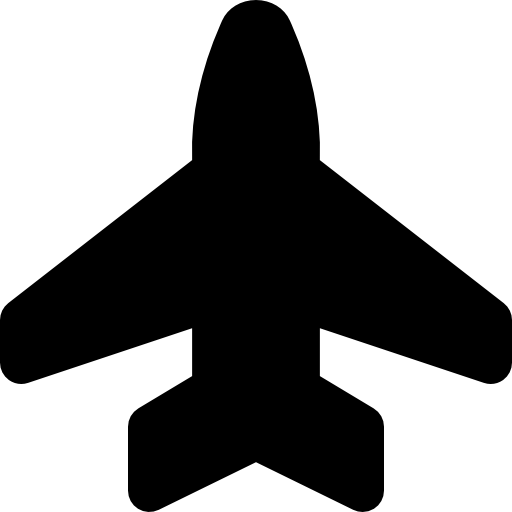 avión icono gratis