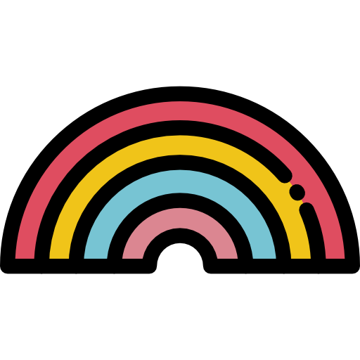 arco iris icono gratis