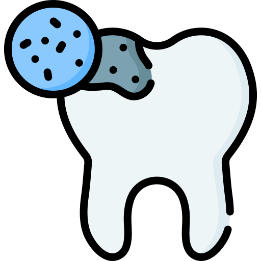 cáries dentárias grátis ícone
