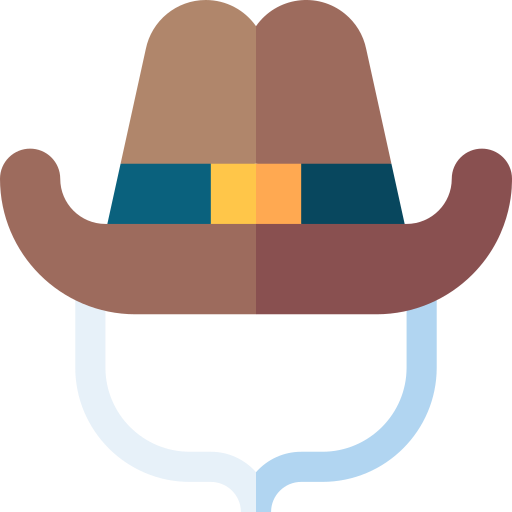 sombrero de vaquero icono gratis